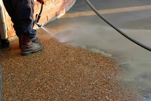 Gravel Driveway Pressure Cleaning