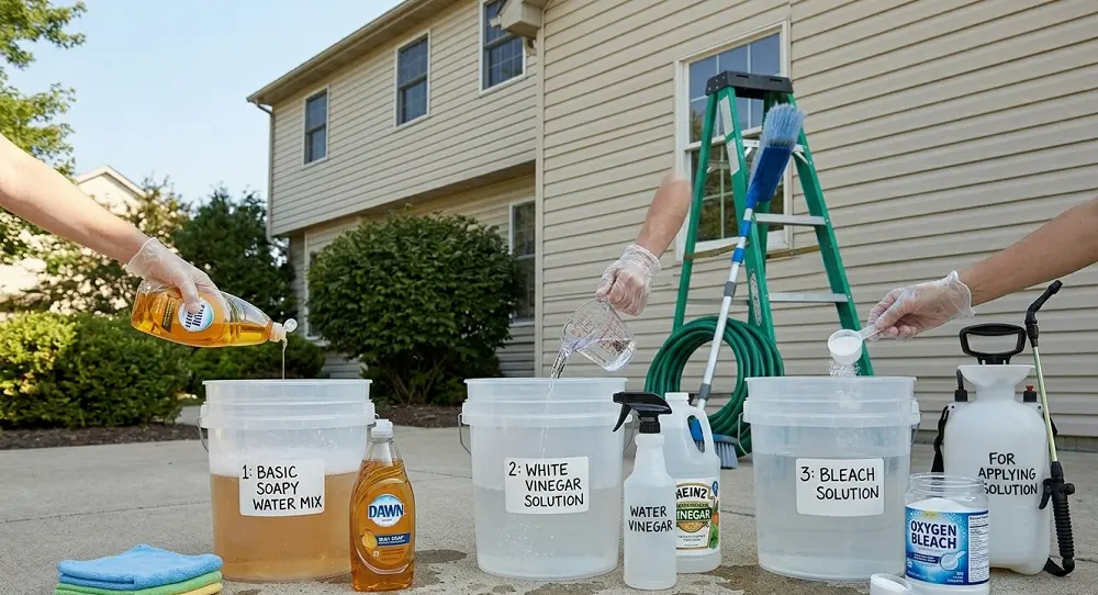 Prepare Cleaning Solutions