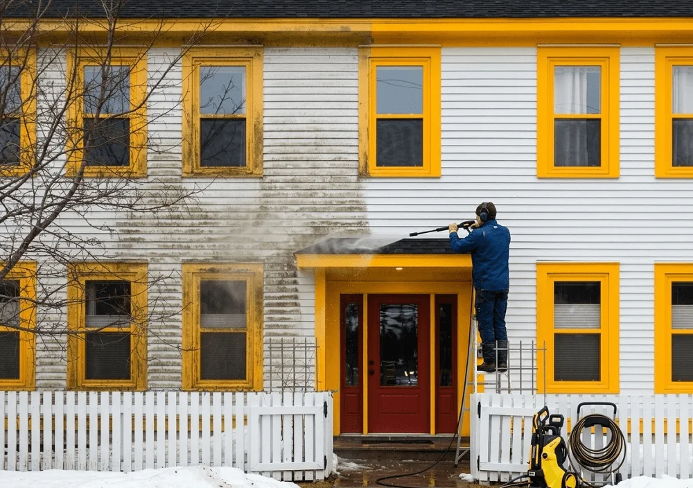 Las Vegas Exterior Power Washing Services Our Las Vegas Power Washing Services cleaning siding, fences, sidewalks, and exterior property surfaces.