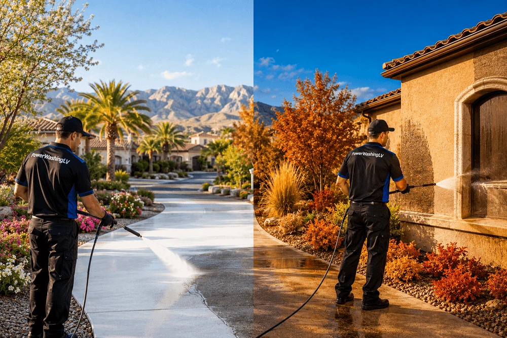 Best Time to Schedule Power Washing in Summerlin